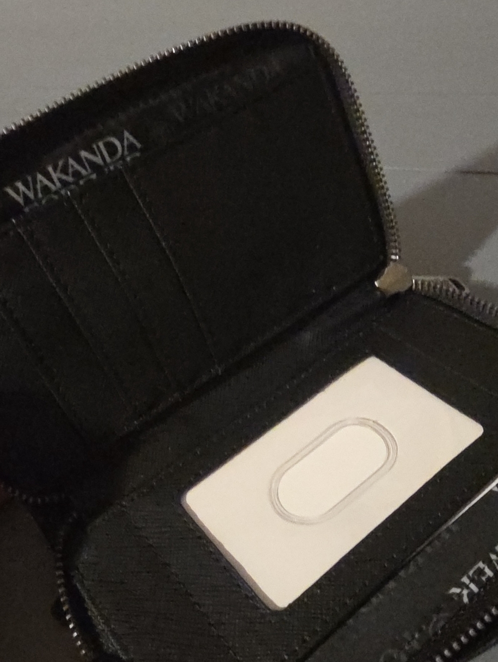 LOUNGEFLY Black Panther "Wakanda Forever" Black Zip Wallet - Picture 8 of 8
